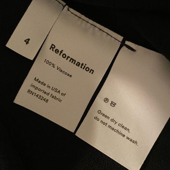 Reformation Rose Print Mini Dress in Black Sz 4 - Picture 5 of 7